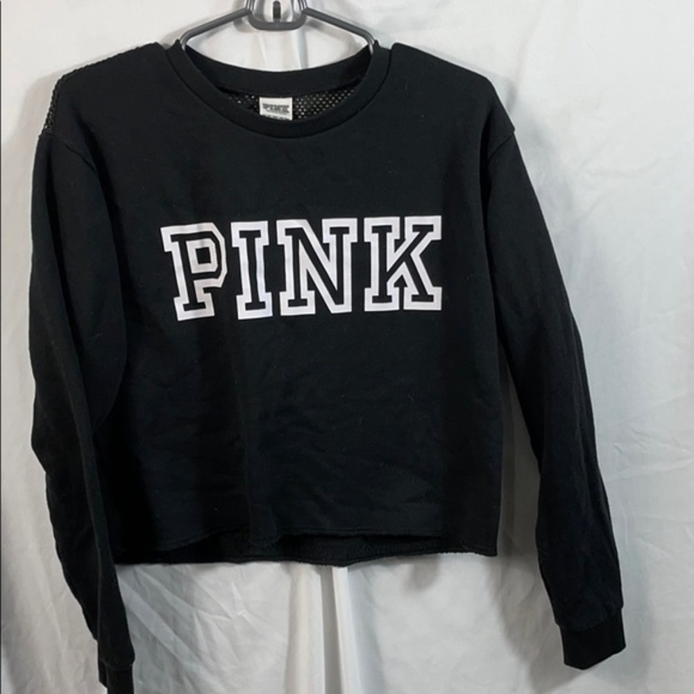 Pink Victoria's Secret Women's Crop Crew Neck X-Sm
